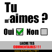 soit sincère!!!